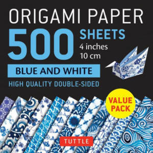 Origami Paper 500 sheets Blue and White 4 - 2877860085