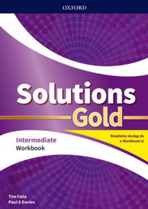 Solutions Gold. Intermediate. Workbook + kod online. Wyd.2020 - 2876538872
