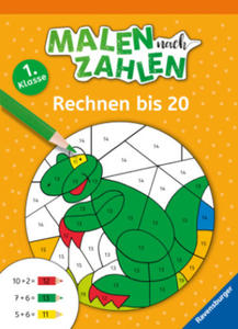 Malen nach Zahlen, 1. Kl.: Rechnen bis 20 - 2872006399