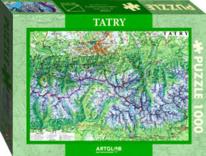 Puzzle 1000 Tatry mapa turystyczna 1:50 000 - 2861909776