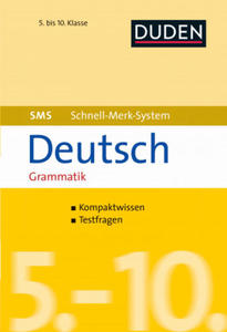 SMS Deutsch - Grammatik 5.-10. Klasse - 2874798728