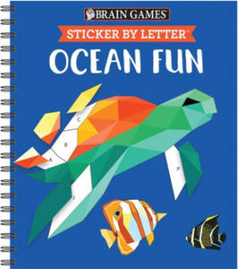 Brain Games - Sticker by Letter: Ocean Fun (Sticker Puzzles - Kids Activity Book) [With Sticker(s)] - 2878627754