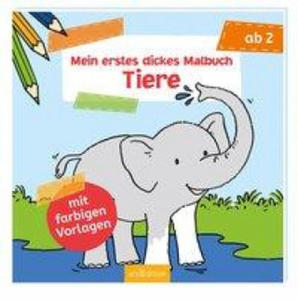 Mein erstes dickes Malbuch ab 2 - Tiere - 2876118278