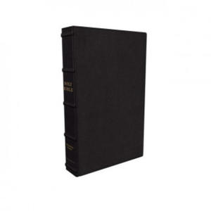 KJV, Large Print Verse-by-Verse Reference Bible, Maclaren Series, Premium Goatskin Leather, Black, Comfort Print - 2878799873