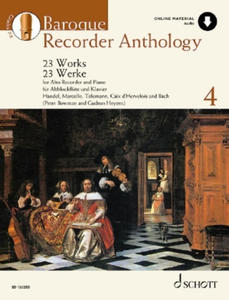 Baroque Recorder Anthology, Vol. 4 - 23 Works for Alto Recorder and Piano with Access to Online Audio - 2872126239