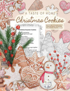 Taste of Home CHRISTMAS COOKIES RECIPES COOKBOOK & CHRISTMAS COOKIES COLORING BOOK in one! - 2866667771