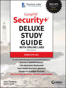 CompTIA Security+ Deluxe Study Guide w Online Lab - Exam SY0-601 5e - 2863021825