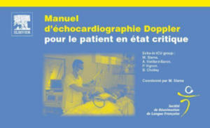 Manuel d'chocardiographie Doppler pour le patient en tat critique - 2867606177