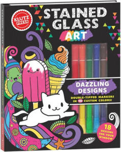 Stained Glass Art: Dazzling Designs (Klutz Activity Book) - 2869447495