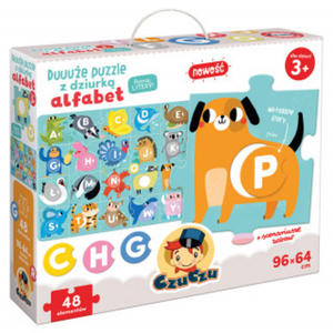 Puzzle 48 duuue z dziurk Alfabet 3+ - 2865321104