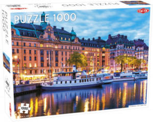 Puzzle Stockholm Old Town Pier 1000 - 2877396566