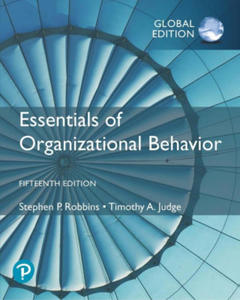 Essentials of Organizational Behaviour, Global Edition - 2878086920