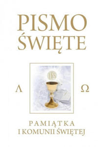 Pismo wite. Pamitka I Komunii witej - 2878623557