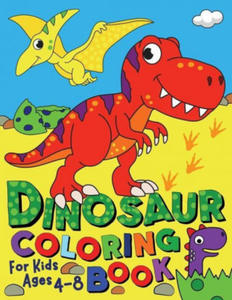 Dinosaur Coloring Book for Kids ages 4-8 - 2877972874