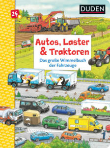 Duden 24+: Autos, Laster & Traktoren: Das groe Wimmelbuch der Fahrzeuge - 2878618725