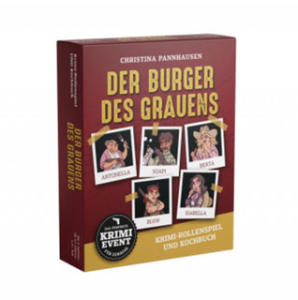 Der Burger des Grauens. Krimidinner-Rollenspiel und Kochbuch. Fr 6 Spieler ab 12 Jahren. - 2877180764