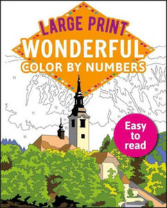 Large Print Wonderful Color by Numbers: Easy to Read - 2875803609