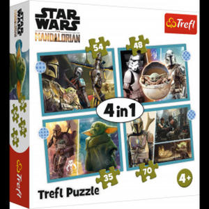 Puzzle 4w1 (35,48,54,70) Mandalorian Star Wars 34397 - 2878168356