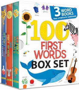 100 First Words Box Set: 3 Word Books That Stimulate Language (Us Edition) - 2866662840