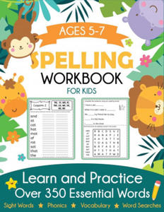 Spelling Workbook for Kids Ages 5-7 - 2867166032