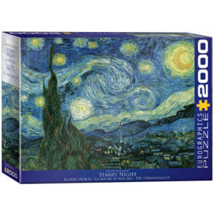 Puzzle 2000 Starry Night by van Gogh 8220-1204 - 2878299205