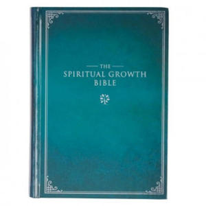 The Spiritual Growth Bible, Study Bible, NLT - New Living Translation Holy Bible, Hardcover, Teal - 2876339773