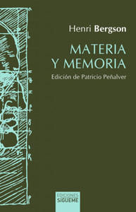 MATERIA Y MEMORIA - 2876121380