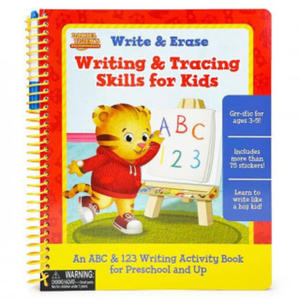 Daniel Tiger Write & Erase Writing & Tracing Skills for Kids - 2877306416