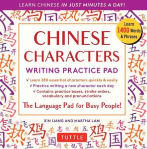 Chinese Characters Writing Practice Pad: Learn Chinese in Just Minutes a Day! - 2878630584