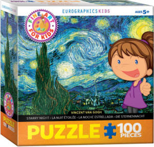 Puzzle 100 Smartkids Van Gogh Starry Night 6100-1204 - 2867584094