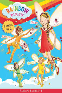 Rainbow Fairies: Books 1-4: Ruby the Red Fairy, Amber the Orange Fairy, Sunny the Yellow Fairy, Fern the Green Fairy - 2878081069