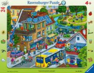 Ravensburger Kinderpuzzle - Unsere grne Stadt - 24 Teile Rahmenpuzzle fr Kinder ab 4 Jahren mit Suchspiel - 2877775660