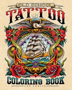 Old School Tattoo Coloring Book for Adults - 2866235352