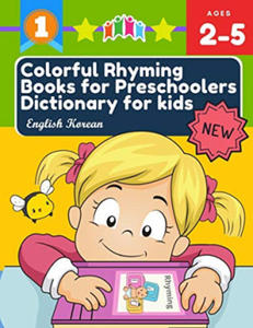 Colorful Rhyming Books for Preschoolers Dictionary for kids English Korean - 2871136150