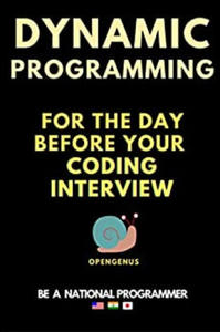 Dynamic Programming for the day before your coding interview - 2874537780