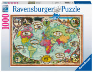 Ravensburger Puzzle - Mit dem Fahrrad um die Welt - 1000 Teile - 2867914256