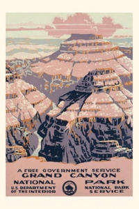 Vintage Journal Grand Canyon National Park Travel Poster - 2873804720