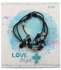 Faith - Love - Hope (Armband) - 2875677322