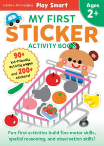 Play Smart My First Sticker Book 2+: Preschool Activity Workbook with 200+ Stickers for Children with Small Hands Ages 2, 3, 4: Fine Motor Skills (Ful - 2877397732