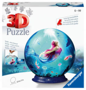 Ravensburger 3D Puzzle 11250 - Puzzle-Ball Bezaubernde Meerjungfrauen - 72 Teile - Puzzle-Ball für Erwachsene und Kinder ab 6 Jahren - 2867773896