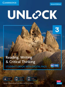 Unlock Level 3 Reading, Writing and Critical Thinking Student's Book with Digital Pack - 2870495865