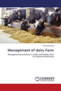 Management of dairy Farm - 2877629399