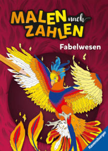 Ravensburger Malen nach Zahlen Fabelwesen - 32 Motive - 24 Farben - Malbuch mit nummerierten Ausmalfeldern fr fortgeschrittene Fans der Reihe - 2871014640