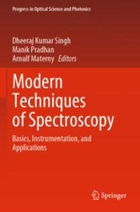 Modern Techniques of Spectroscopy - 2869454324