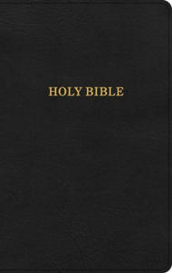 KJV Thinline Reference Bible, Black Leathertouch - 2878445513