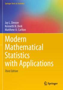Modern Mathematical Statistics with Applications - 2871315977