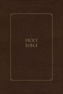 KJV, Thompson Chain-Reference Bible, Large Print, Leathersoft, Brown, Red Letter, Comfort Print - 2871888958