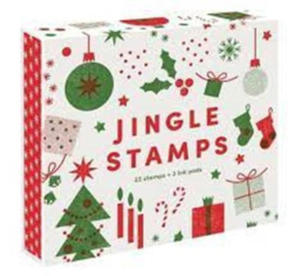 Jingle Stamps 22 stamps + 2 ink pads /anglais - 2878434927