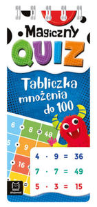 Tabliczka mnoenia do 100. Magiczny quiz. Spirala - 2877756444