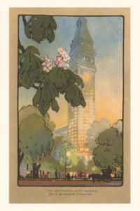 Vintage Journal Art Deco Rendering of Metropolitan Tower, New York City - 2877971213